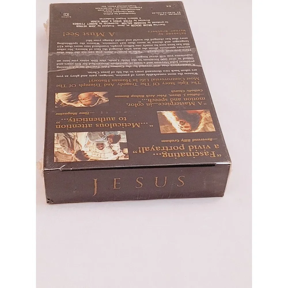 Jesus VHS Video Tape 1999 TV Movie New Sealed Brian‎ Deacon